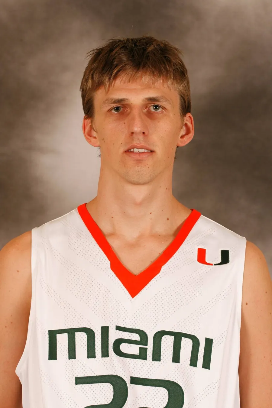 Fabio Nass as a University of Miami basketball player in 2007–08
