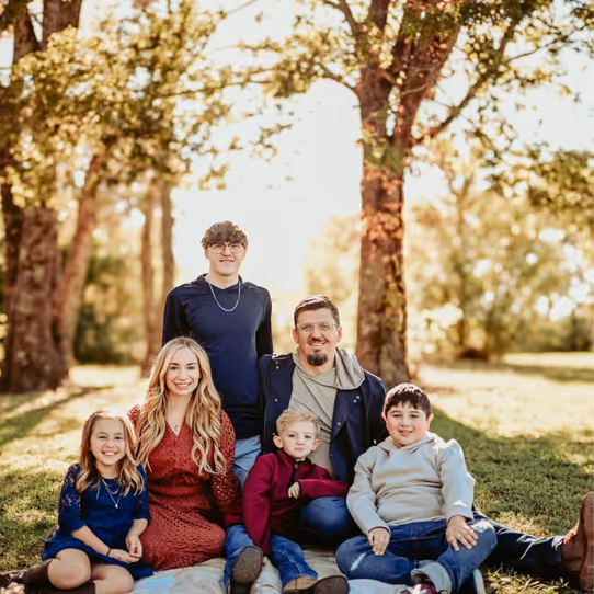 Fabio Nass with his family
